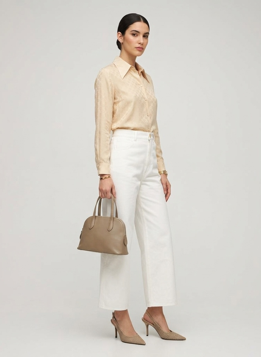 The Row The Row Ingrid Leather Top Handle Bag - Moda Operandi