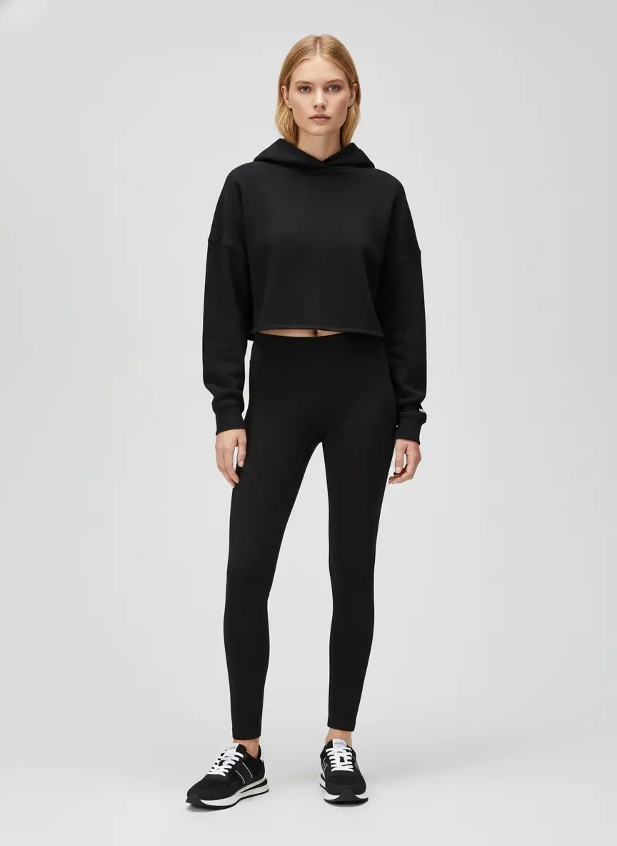 Monochrome Athleisure Chic