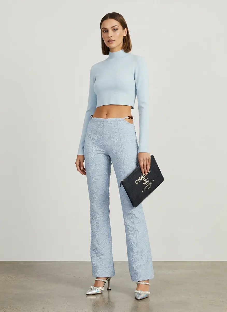 Monochromatic Sky Blue Elegance
