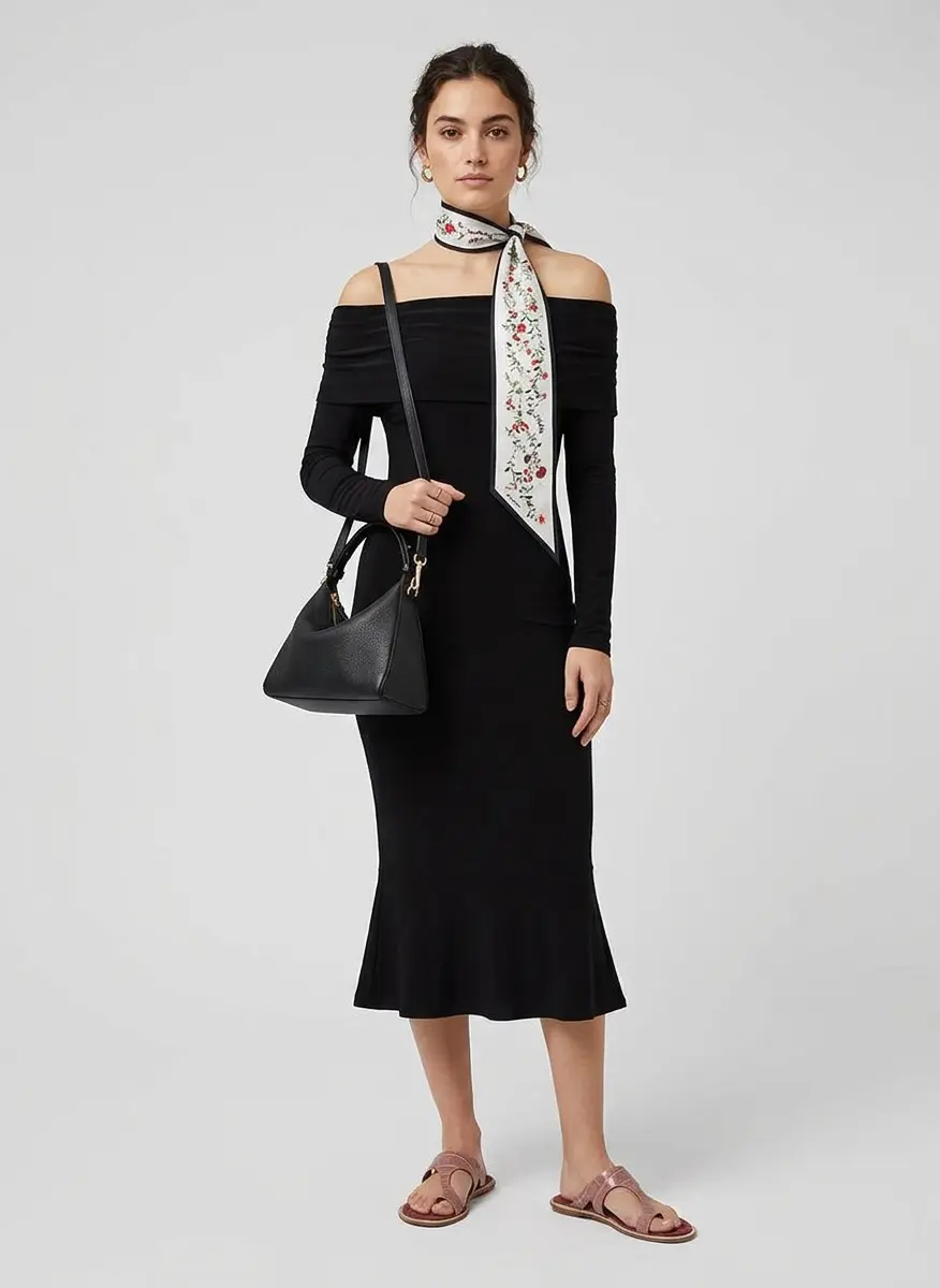 Monochromatic Noir Chic