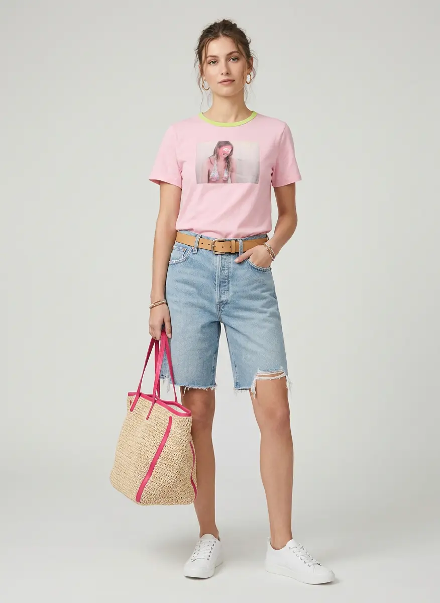 Streetwear Pop of Pink
