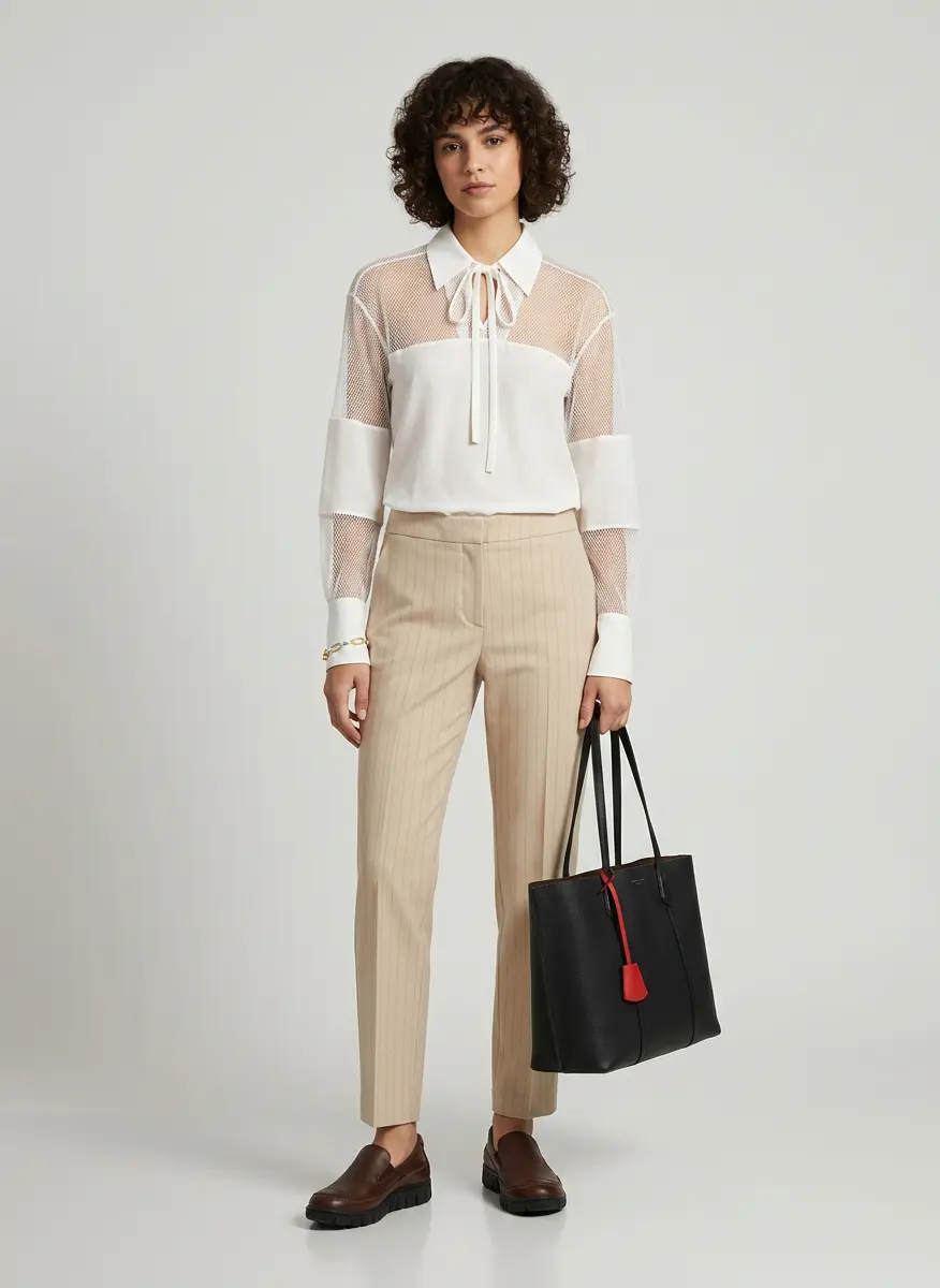 Polished Silk & Trousers
