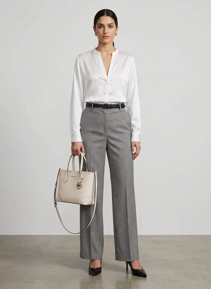 Timeless Ivory & Plaid