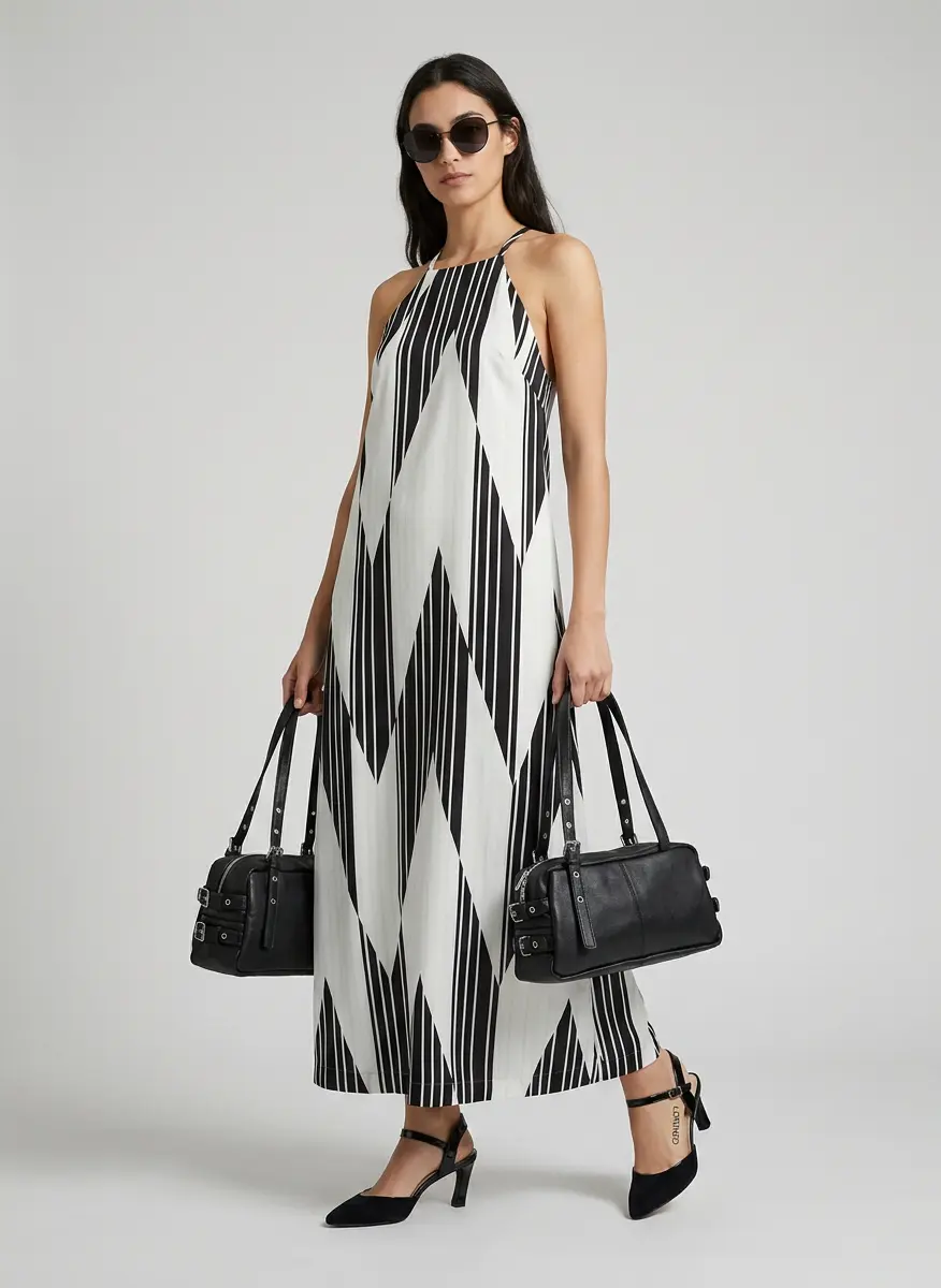 Midnight Satin Elegance