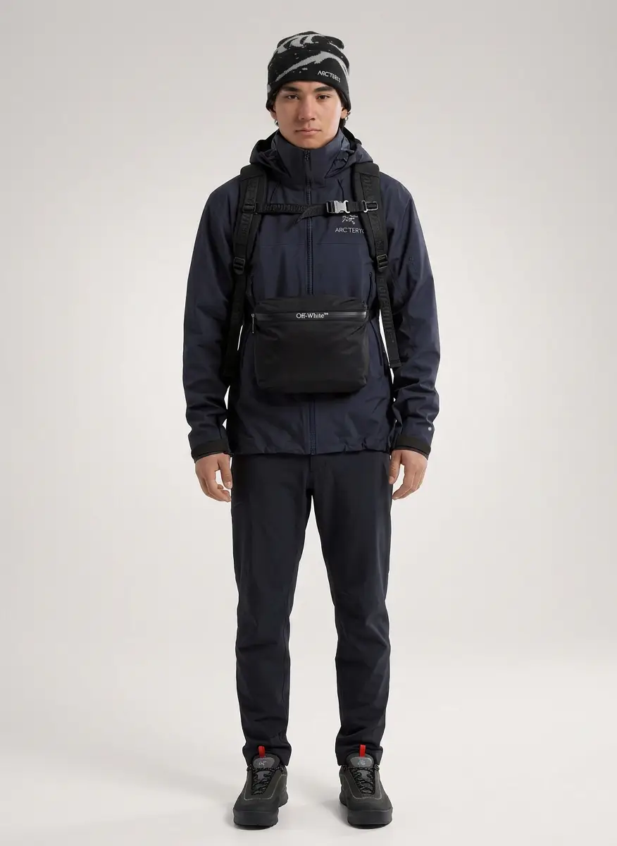 Off-White Black Outdoor Nylon Backpack 6