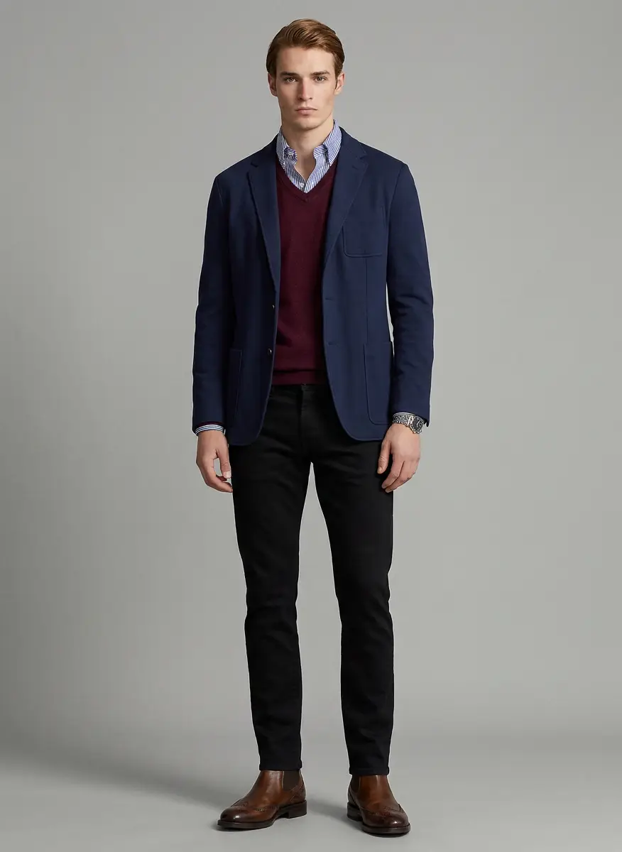 Ralph Lauren Washable Wool V-Neck Sweater 4
