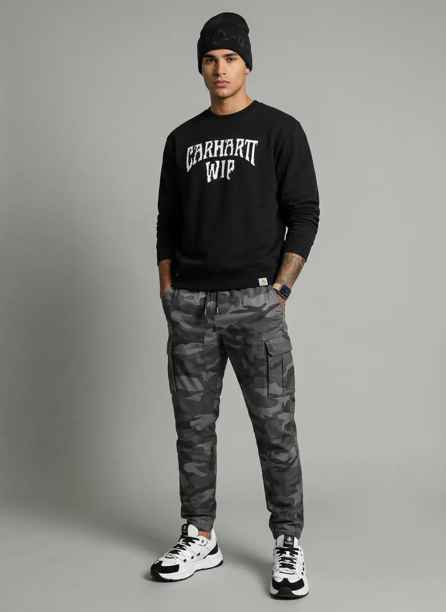 Urban Monochrome Streetwear