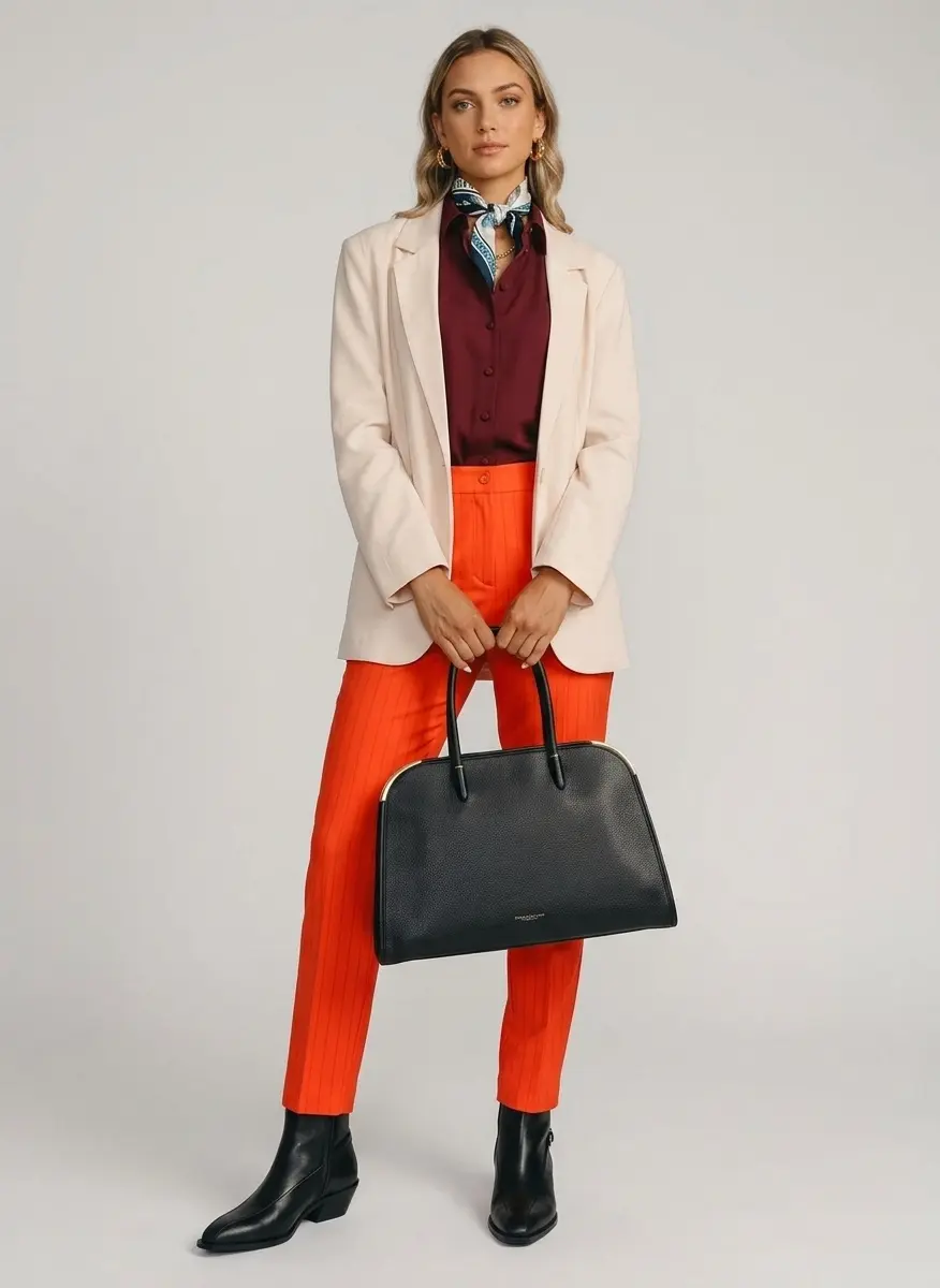 Casual Chic Crimson