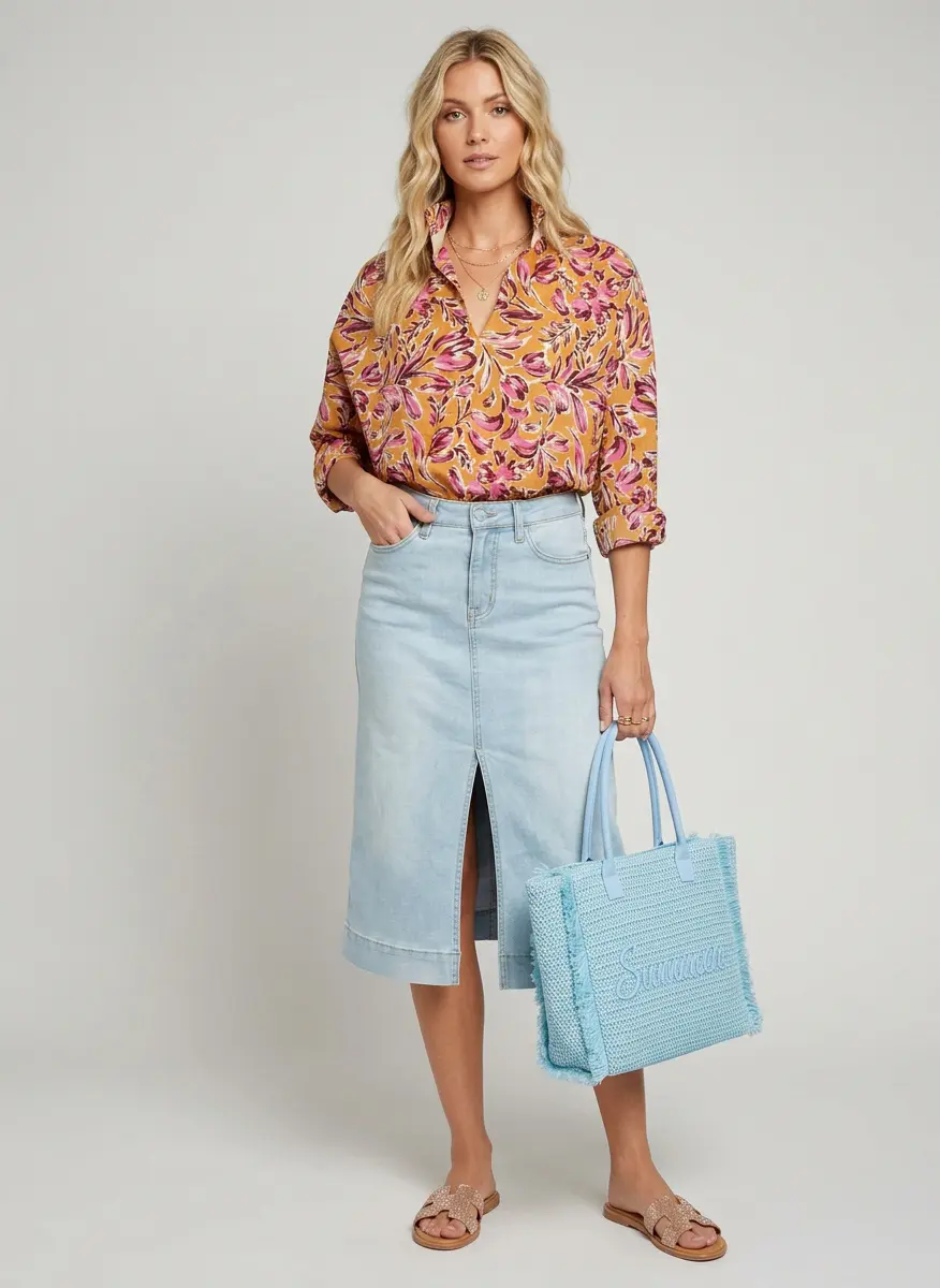 Modern Bohemian Midi