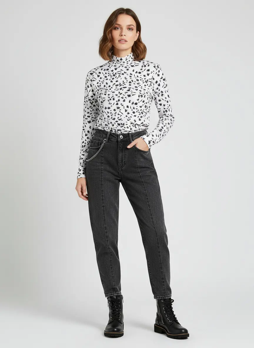 Refined Casual Satin & Denim