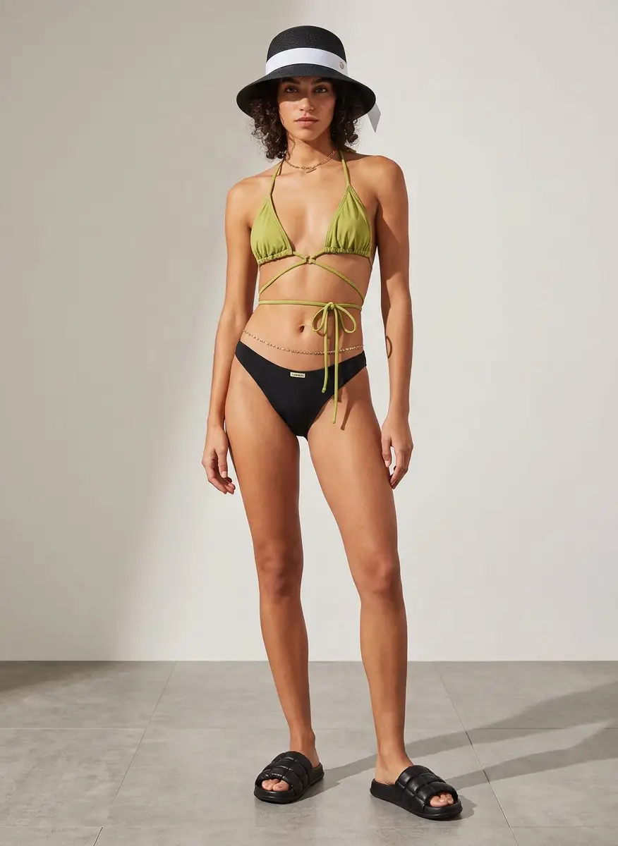 Bruno Magli Ribbon Band Straw Sun Hat 5