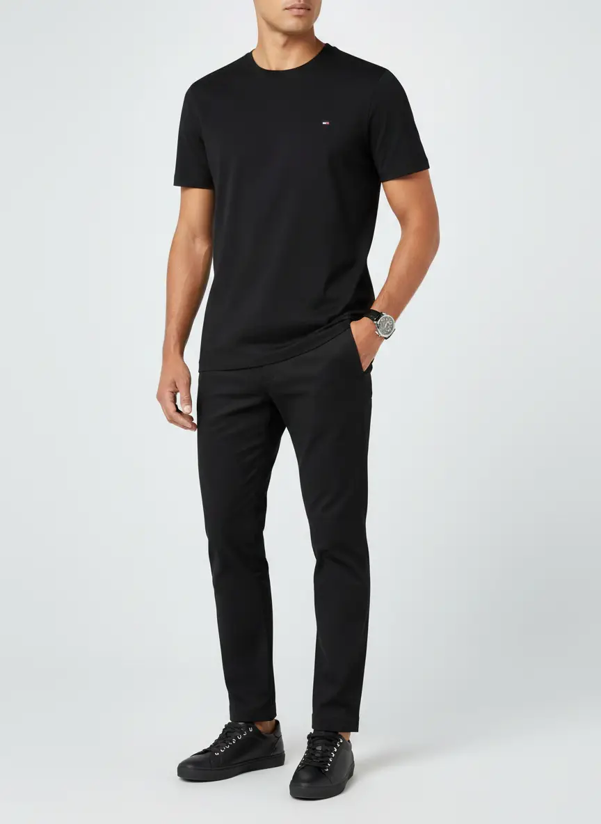 Tommy Hilfiger Men's Cotton Crew Neck Undershirt 5