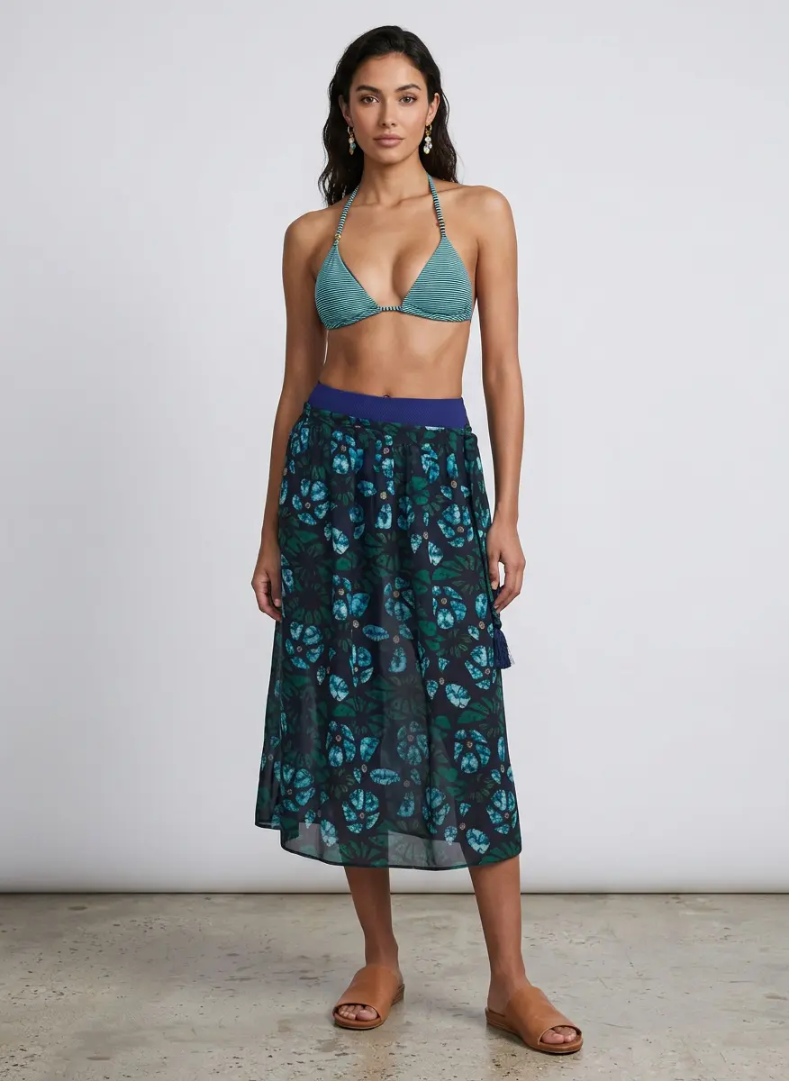 Azure Floral Elegance
