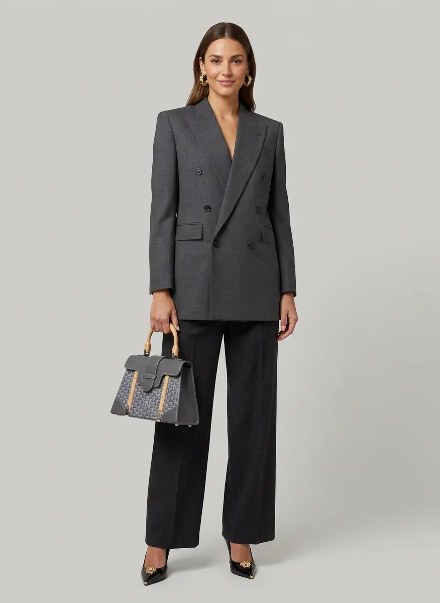 Executive Monochrome Power Suit