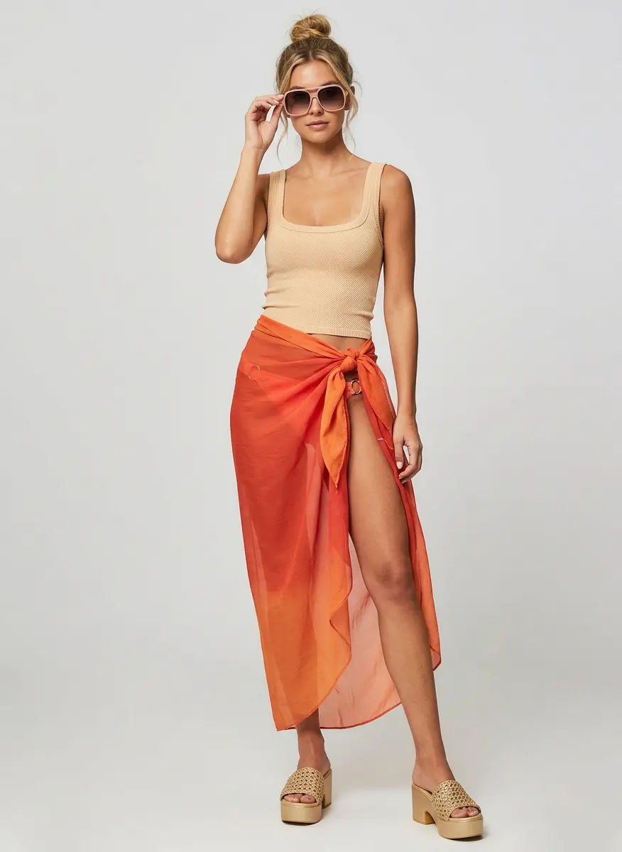 Sunset Apricot Elegance