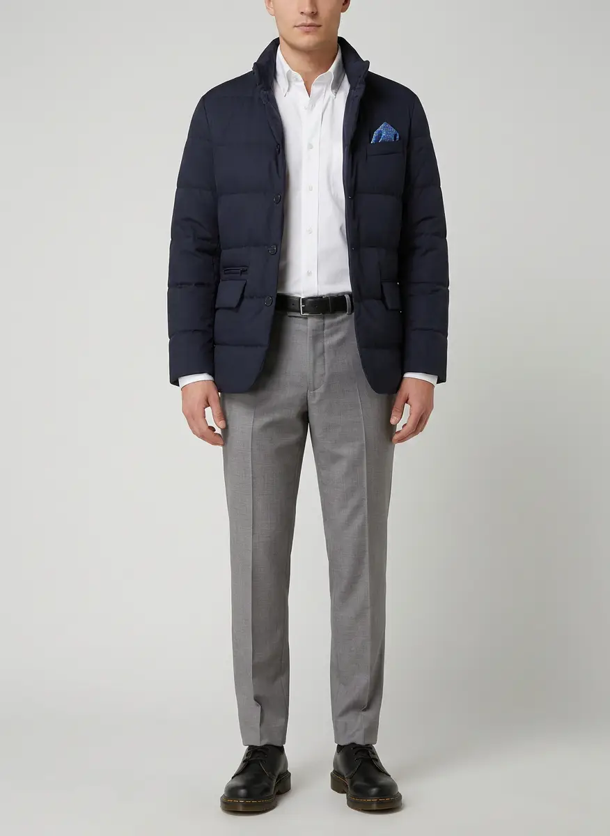 Lands' End Men's Long Sleeve Solid Oxford Dress Shirt 5