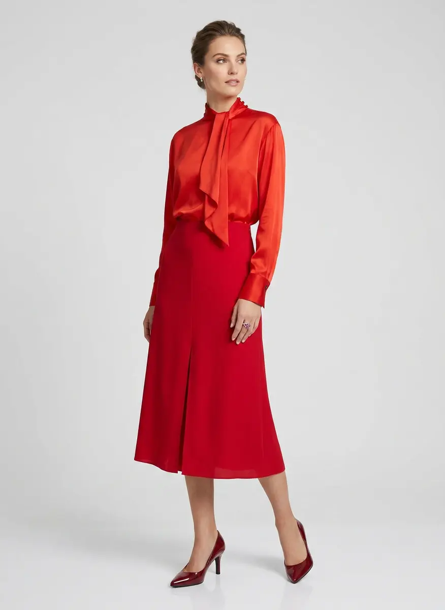 Luxe Monochromatic Crimson