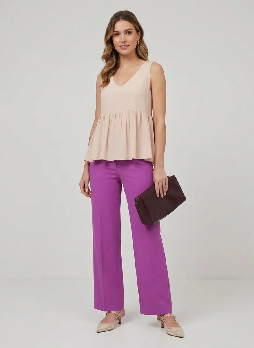 Contemporary Mauve Elegance
