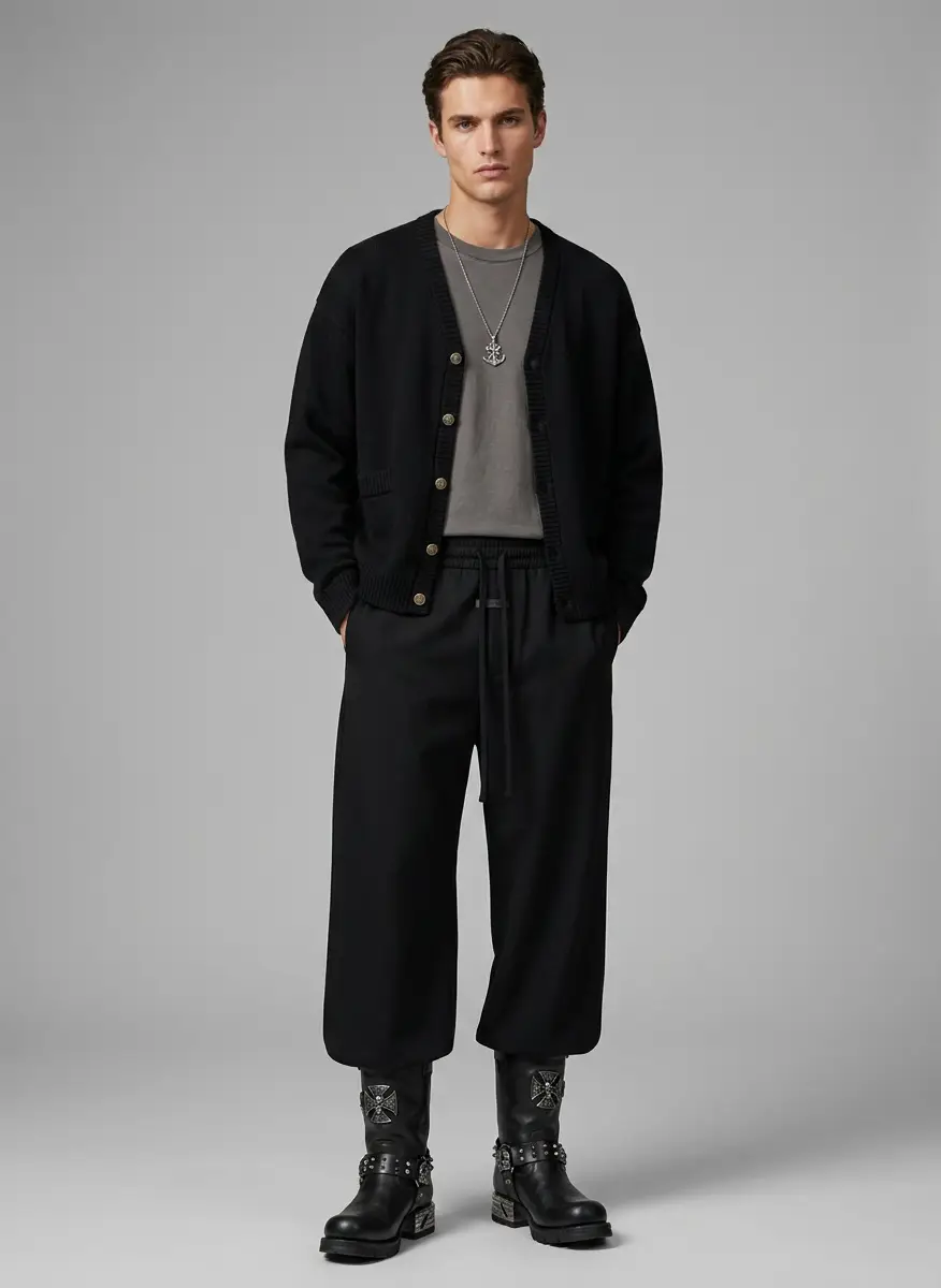 YOHJI YAMAMOTO Snake Anchor Pendant Necklace 4