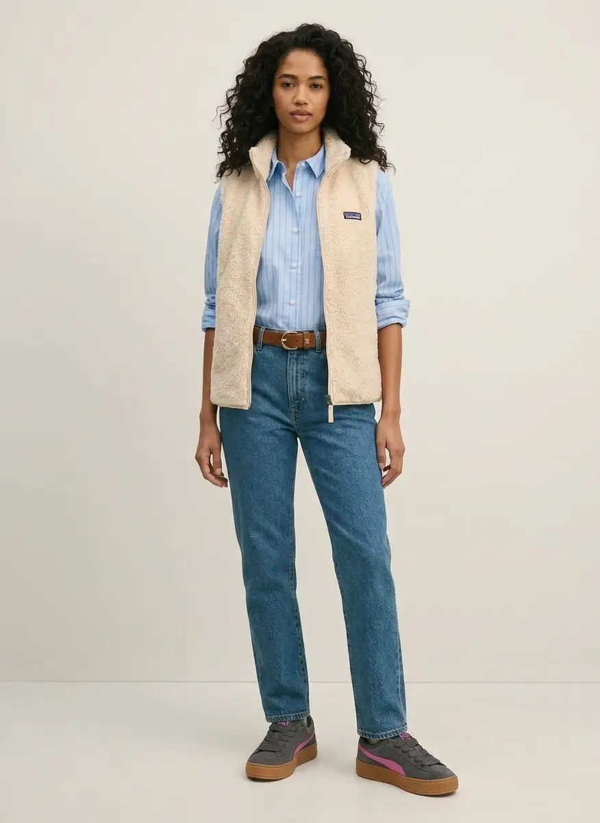 Tommy Hilfiger Women's Classic Poplin Roll-Tab Long-Sleeve Shirt 7