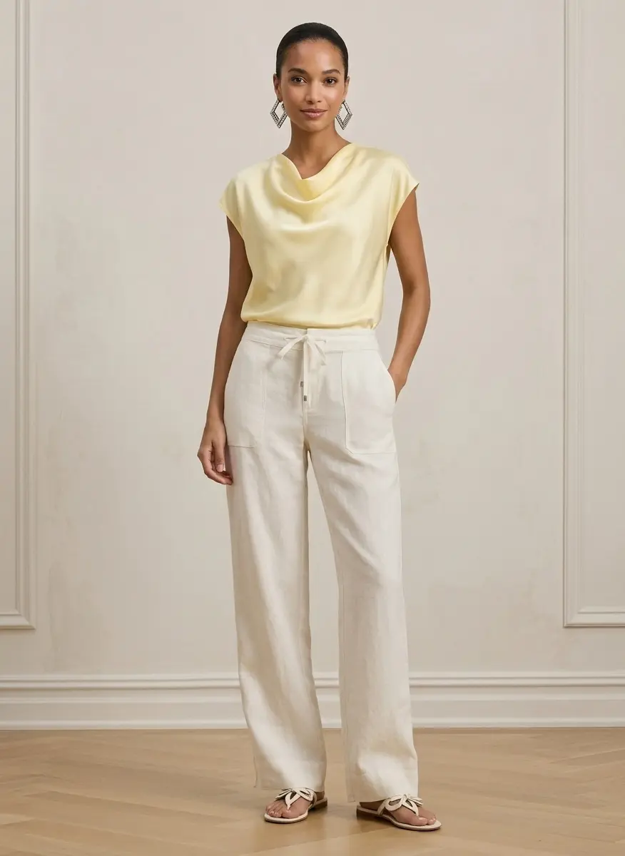 Monochrome Linen Chic