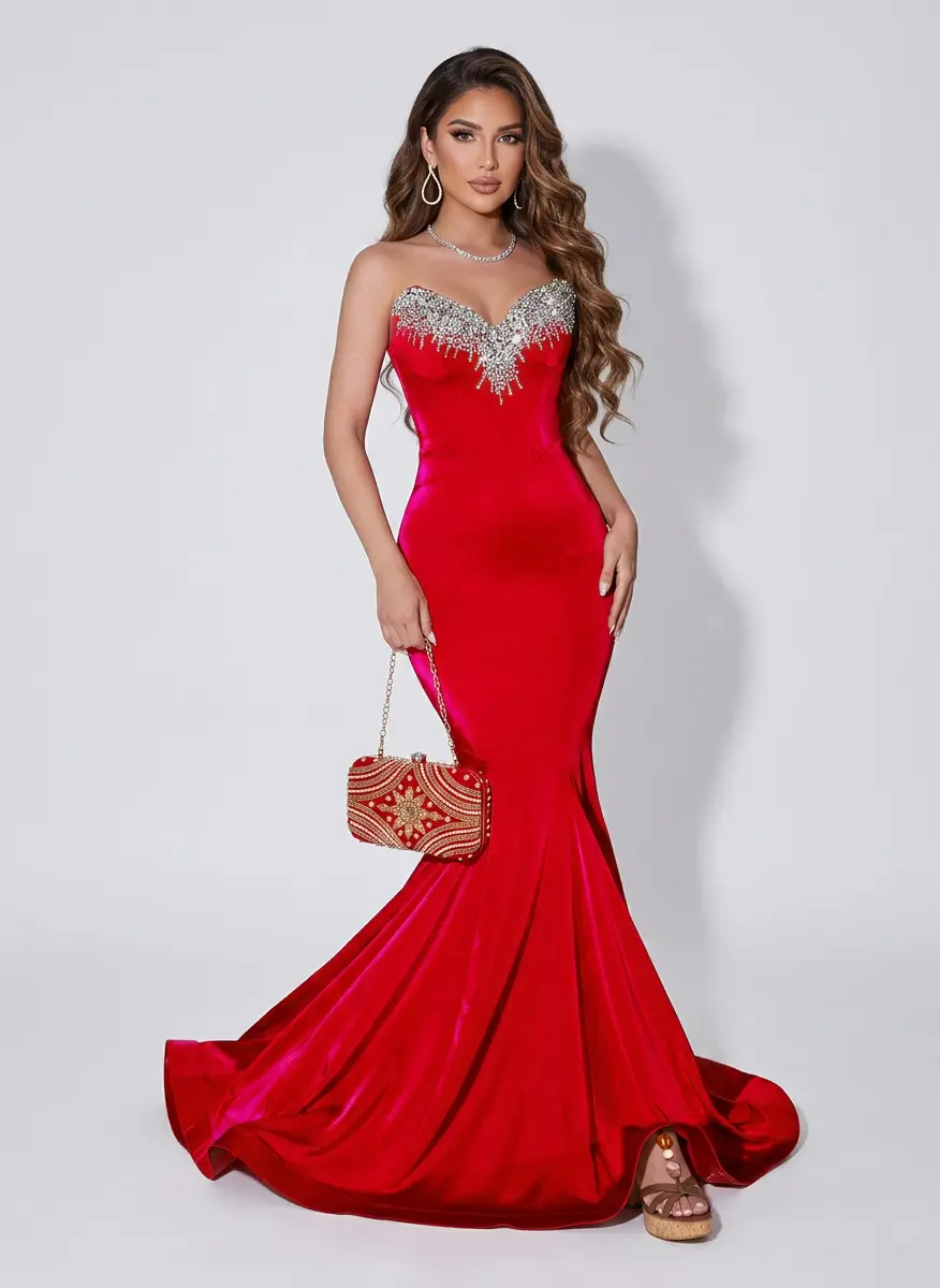 Timeless Crimson Glamour
