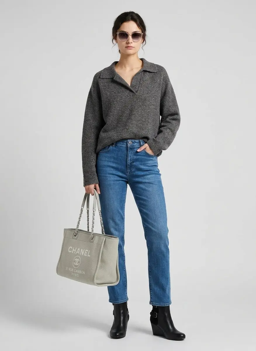 Monochromatic Luxury Casual
