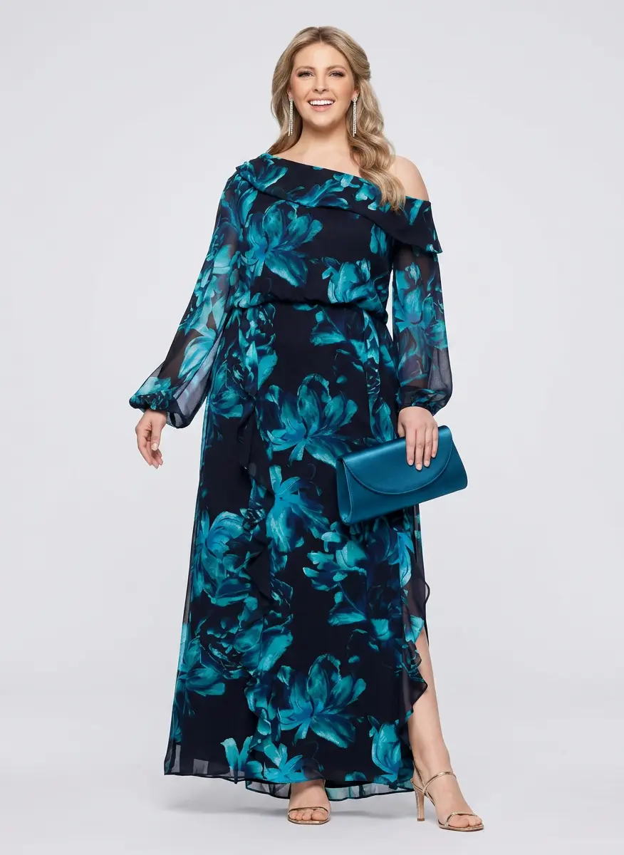 Midnight Teal Glamour