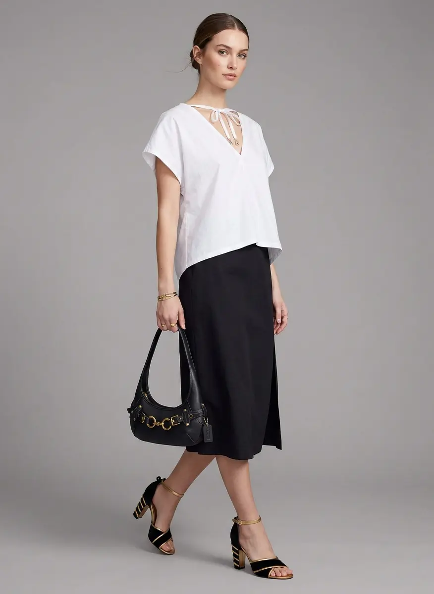 Monochrome Evening Elegance