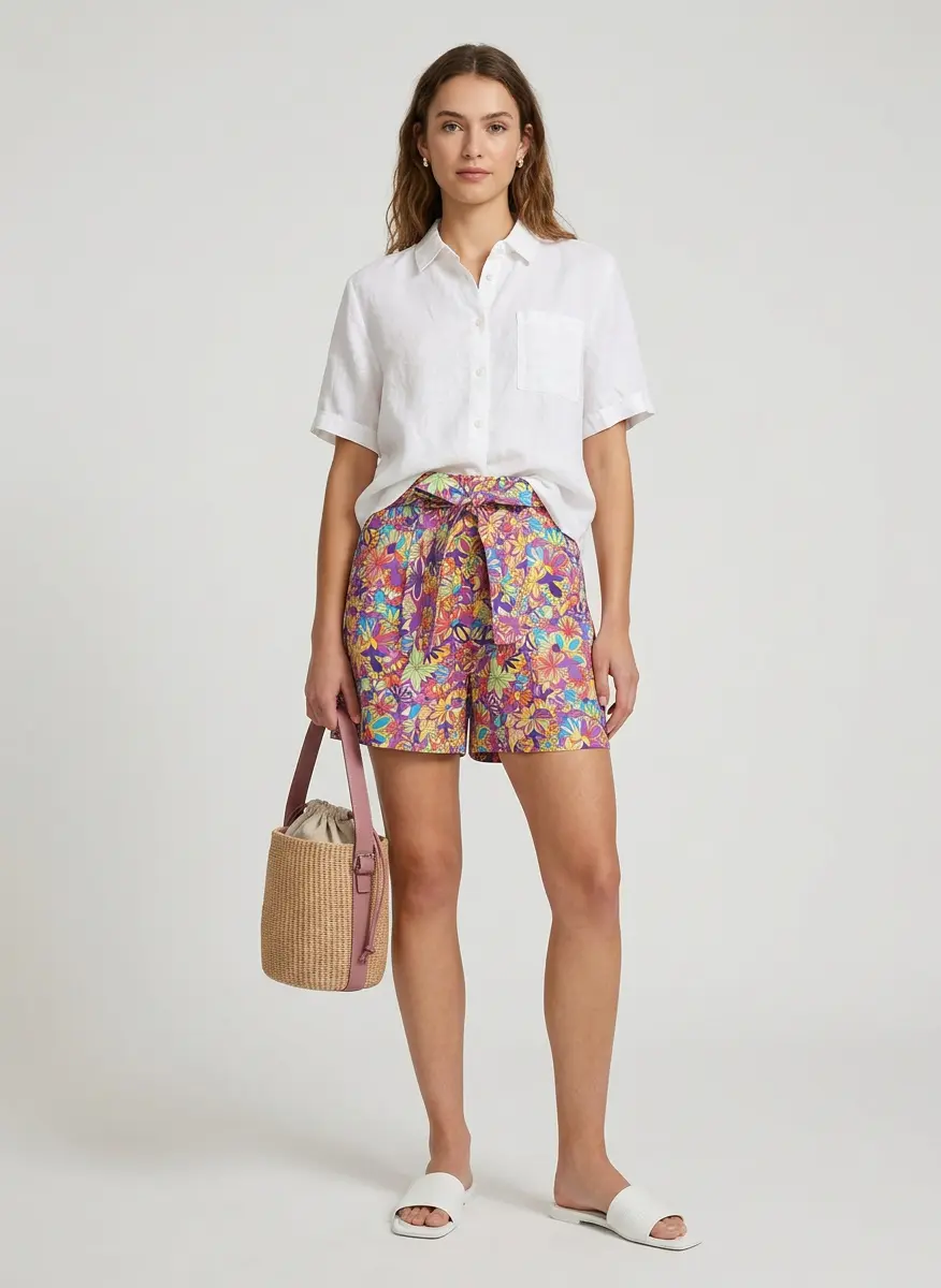 Linen & Lilac Daytime Chic