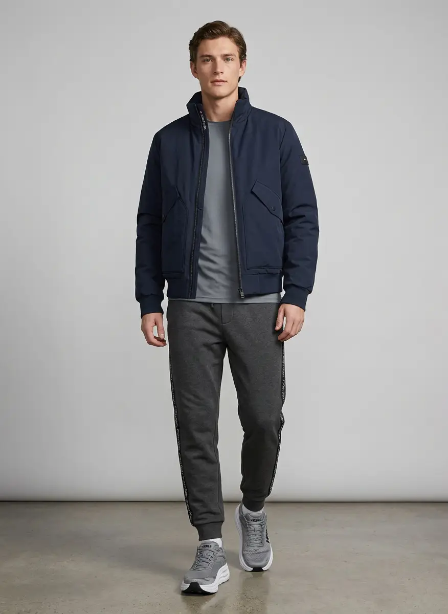 Tommy Hilfiger Men's Flex Performance Zip-Front Bomber Jacket 7