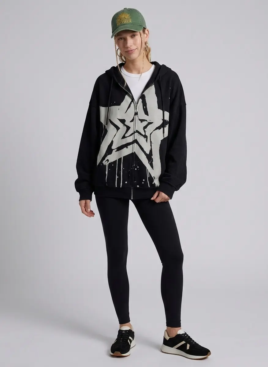 Sleek Monochrome Athleisure