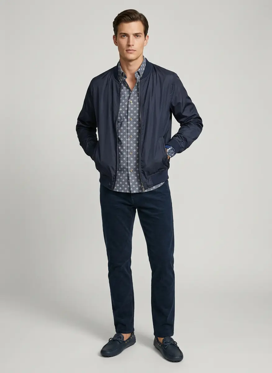 Smart-Casual Navy Monolith