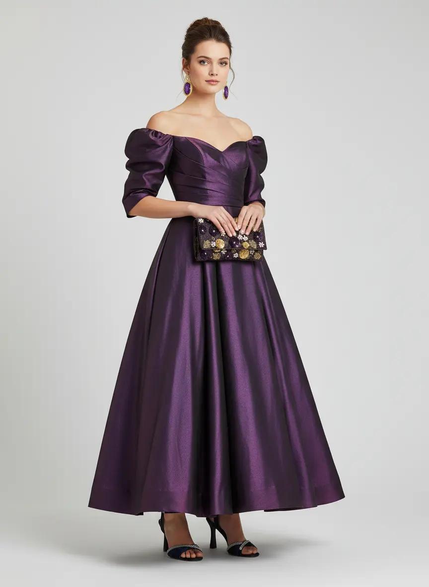 Monochromatic Royal Elegance