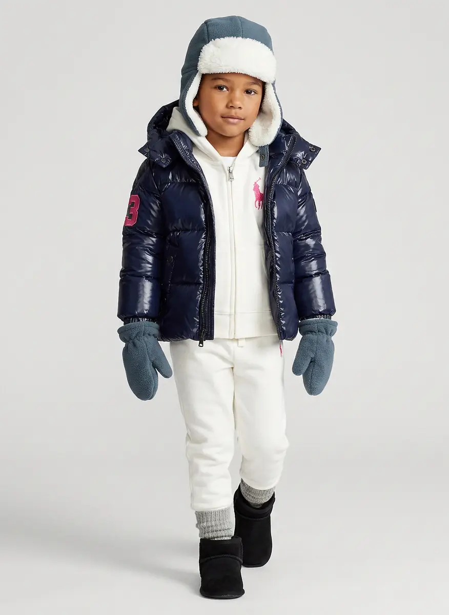 Hudson Baby Boys Hudson Winter Warmth 3Pk Trapper Hat, Mittens, and Cozy Booties 2