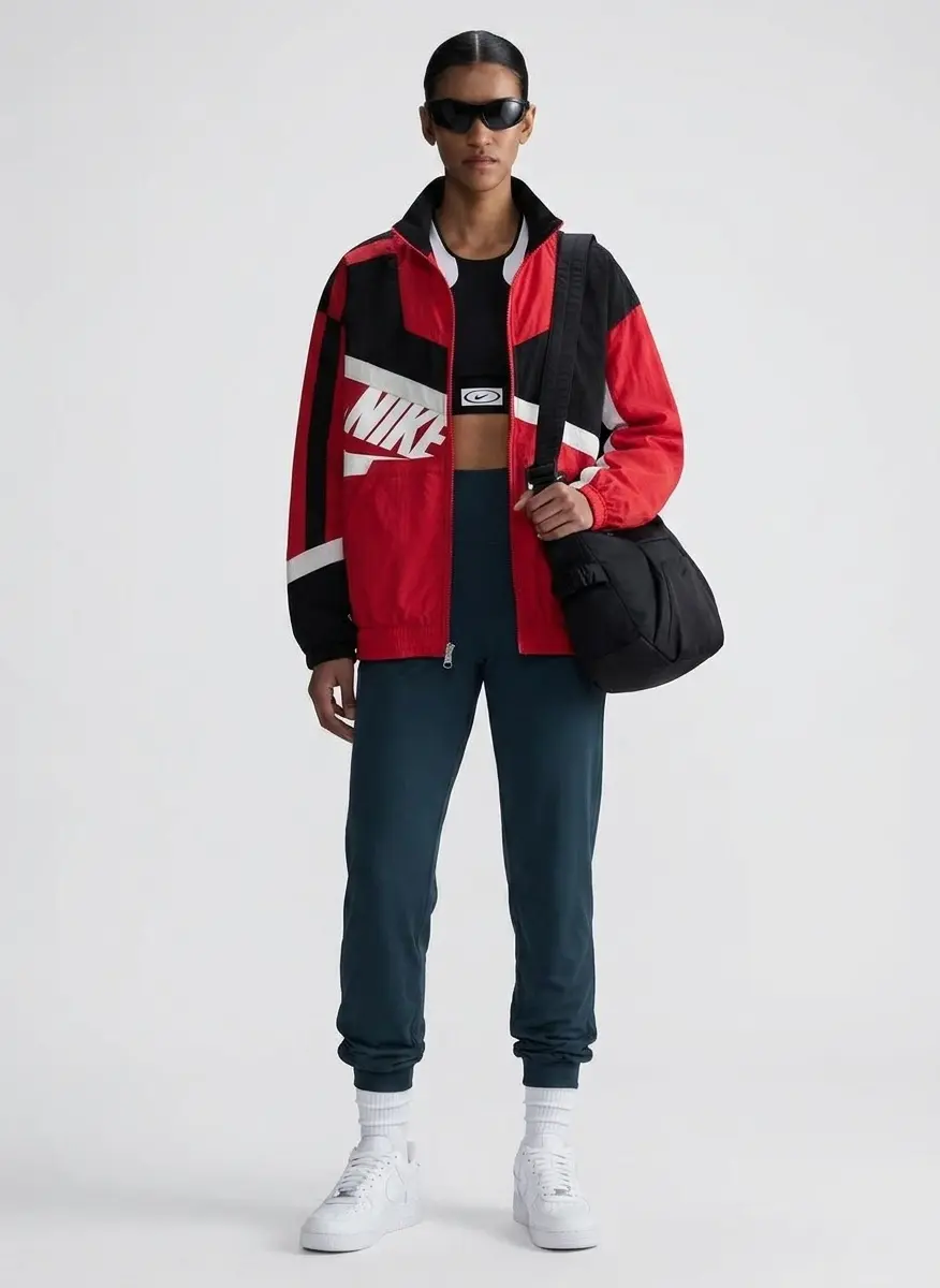 Monochrome Athleisure Chic