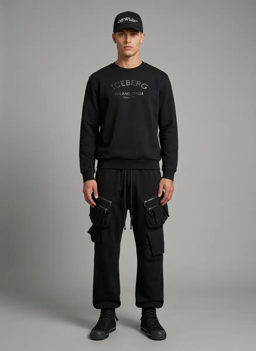 Julius Black Tactical Jogger Cargo Pants 6