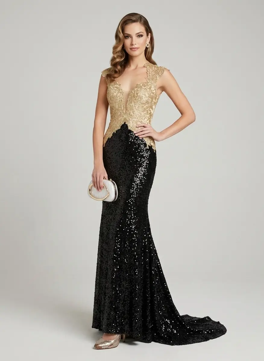 Midnight Gold Elegance