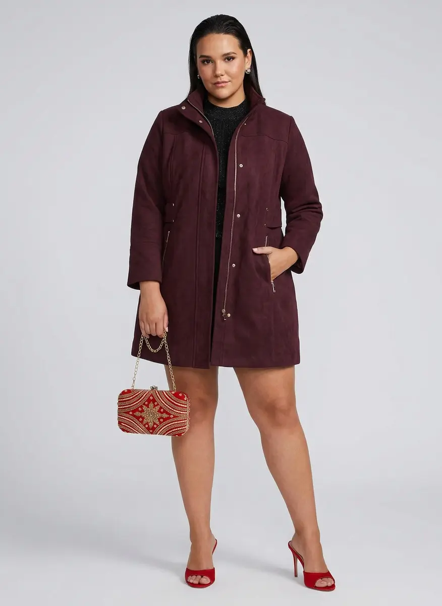 Velvet & Berry Contrast