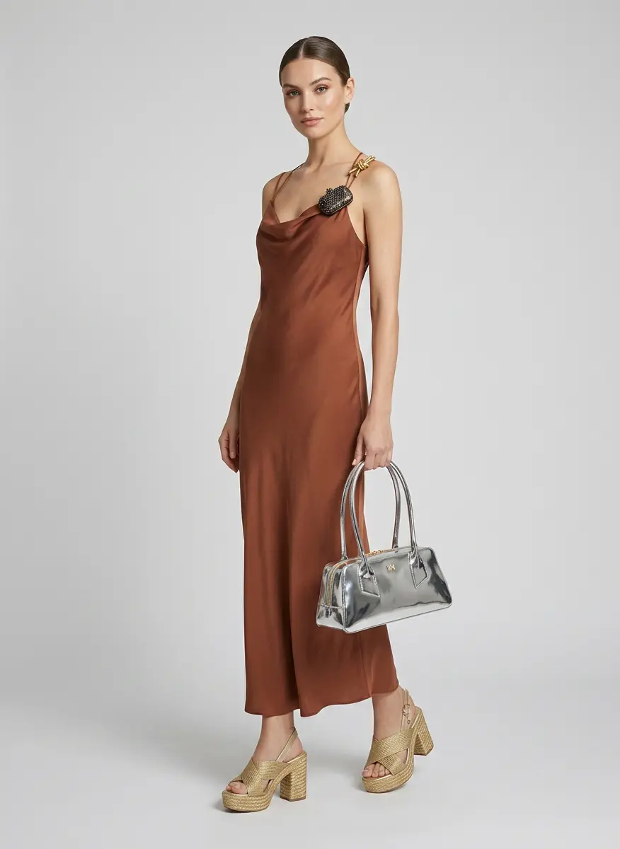 Metallic Gala Statement