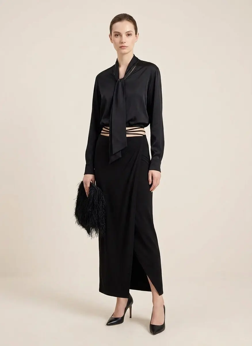 Monochromatic Chic Evening