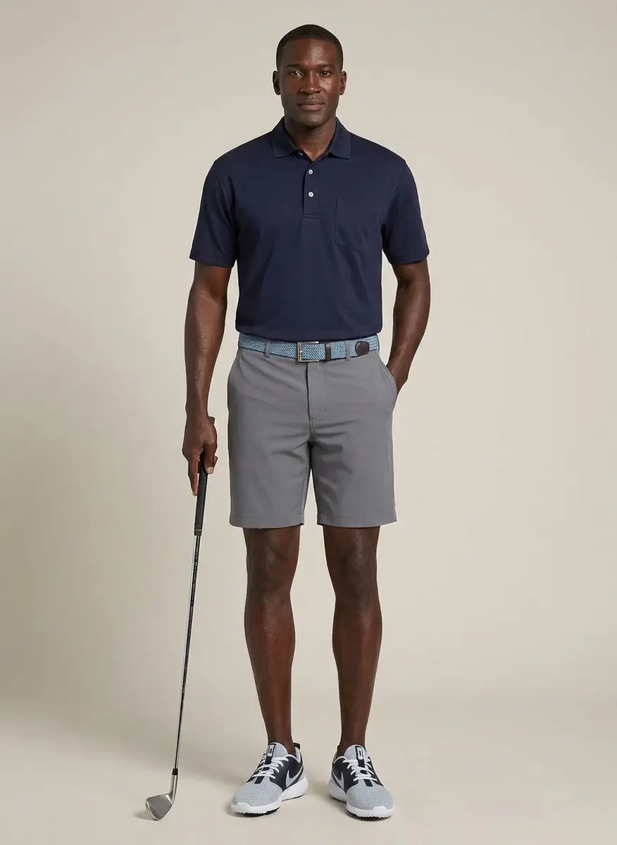 PGA TOUR Men's 7" Golf Shorts with Active Waistband 5