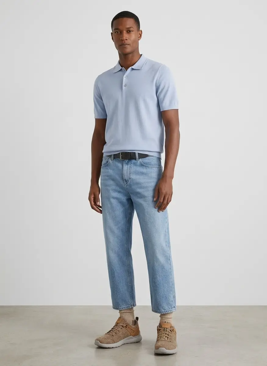 REISS Manor Merino Wool Polo Shirt 7