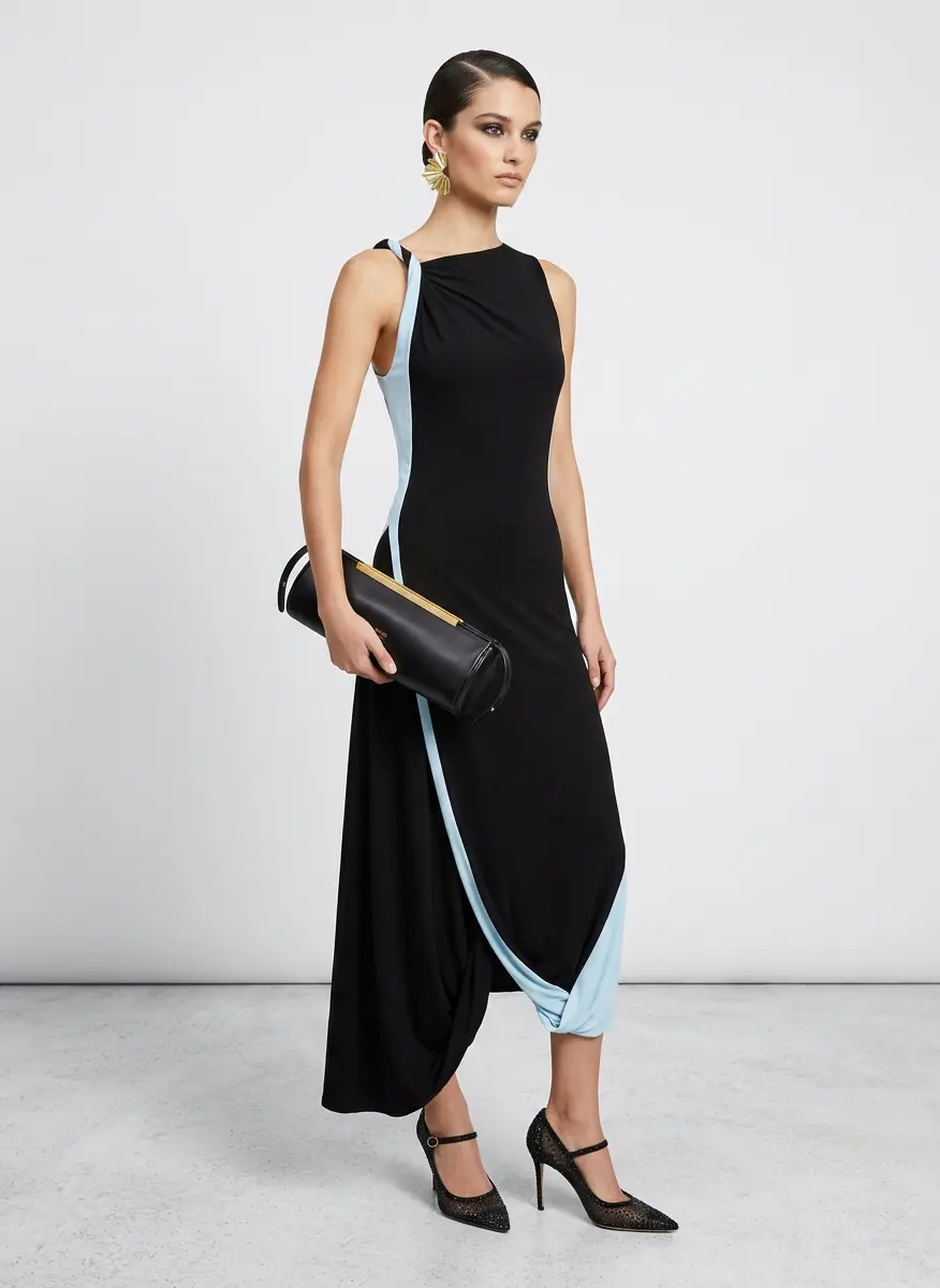 Sculptural Gala Noir