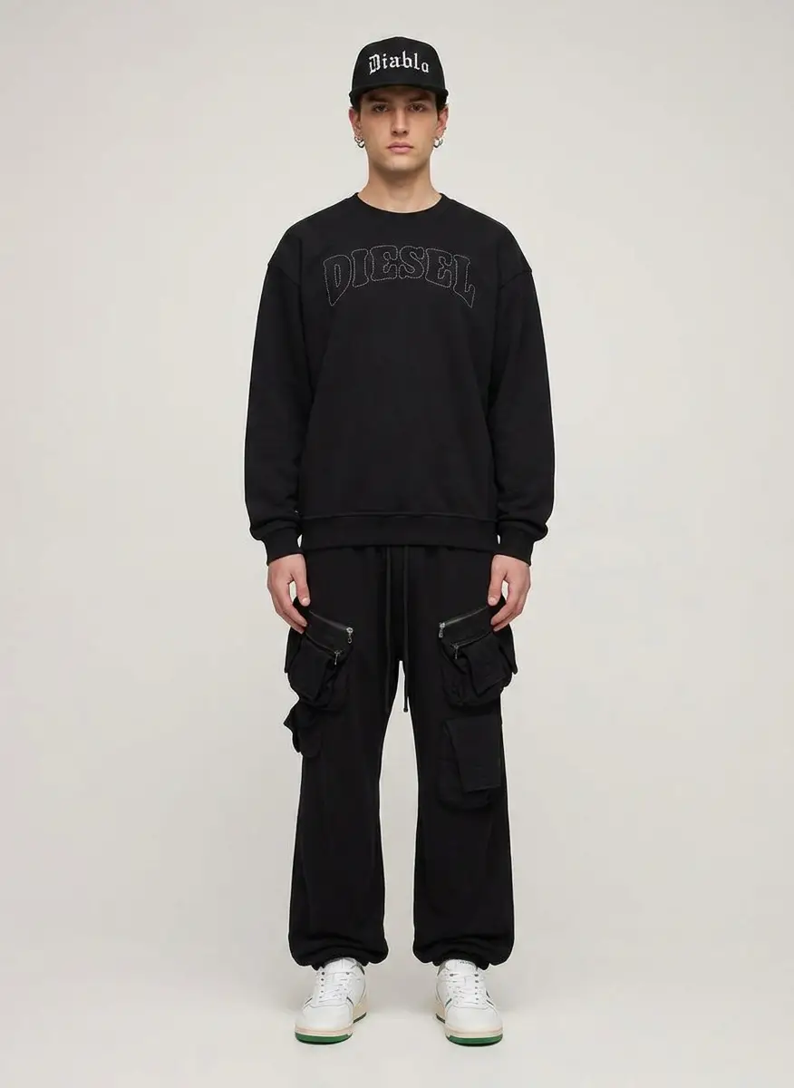 Julius Black Tactical Jogger Cargo Pants 7