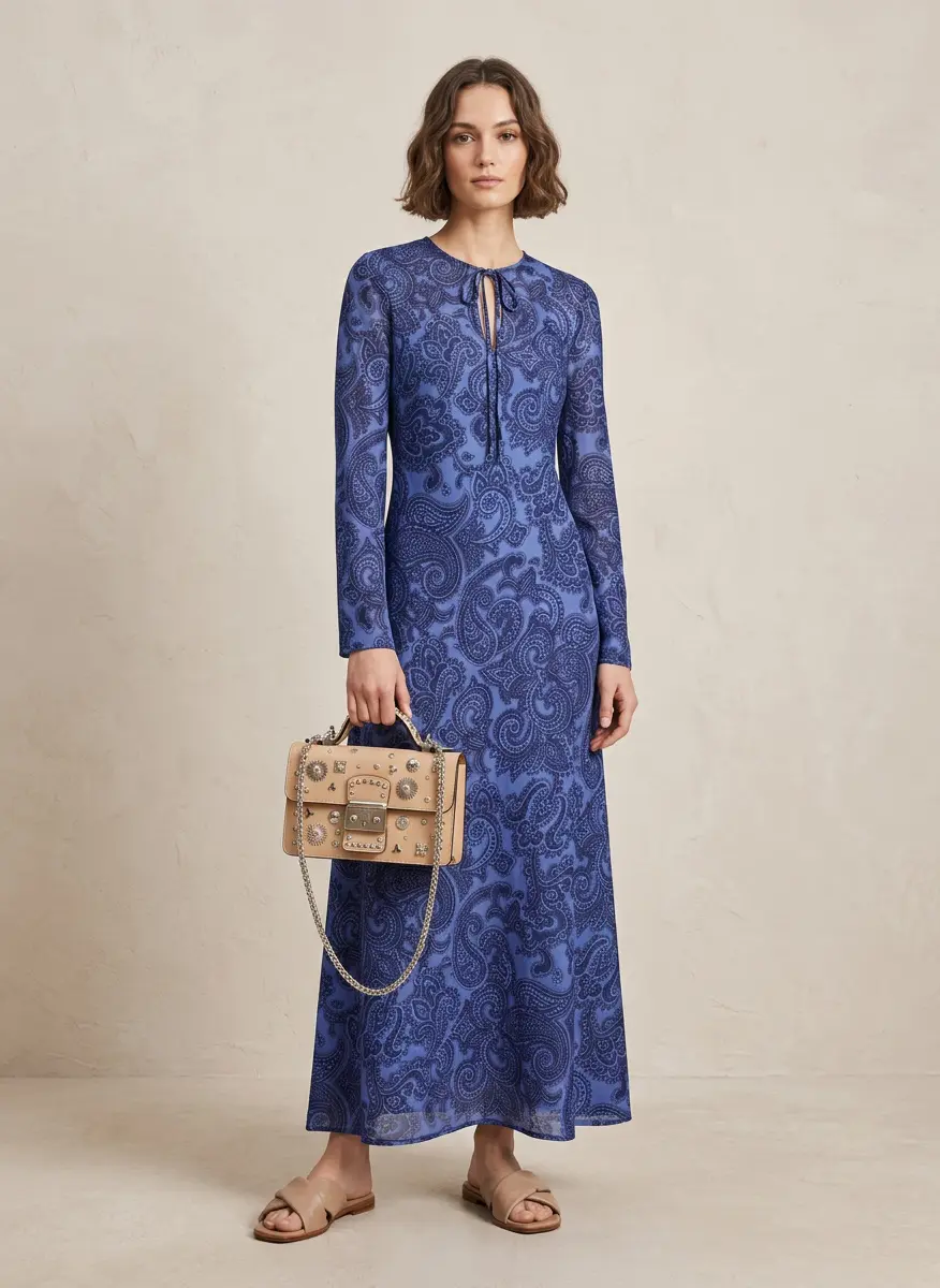 Sun-Drenched Silk & Paisley