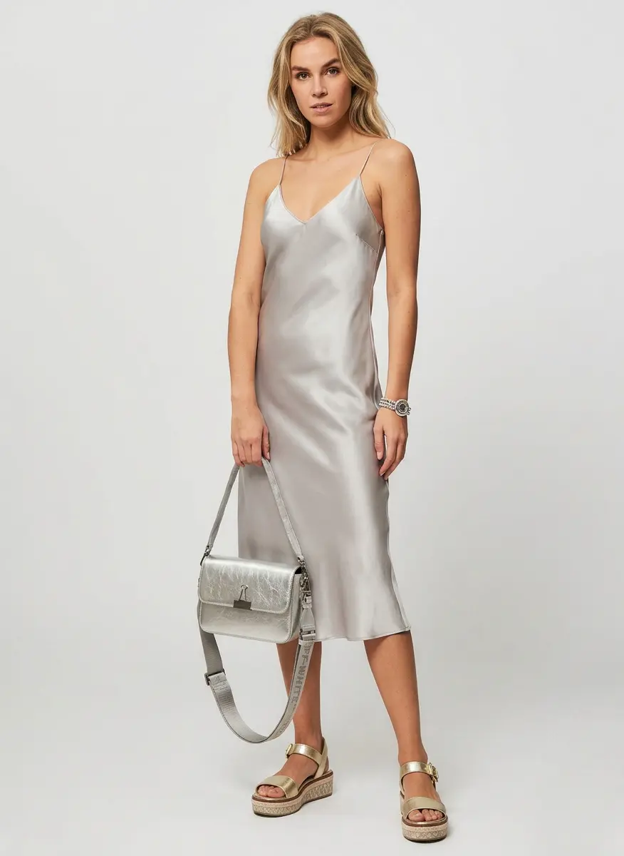 Contemporary Silk & Metal