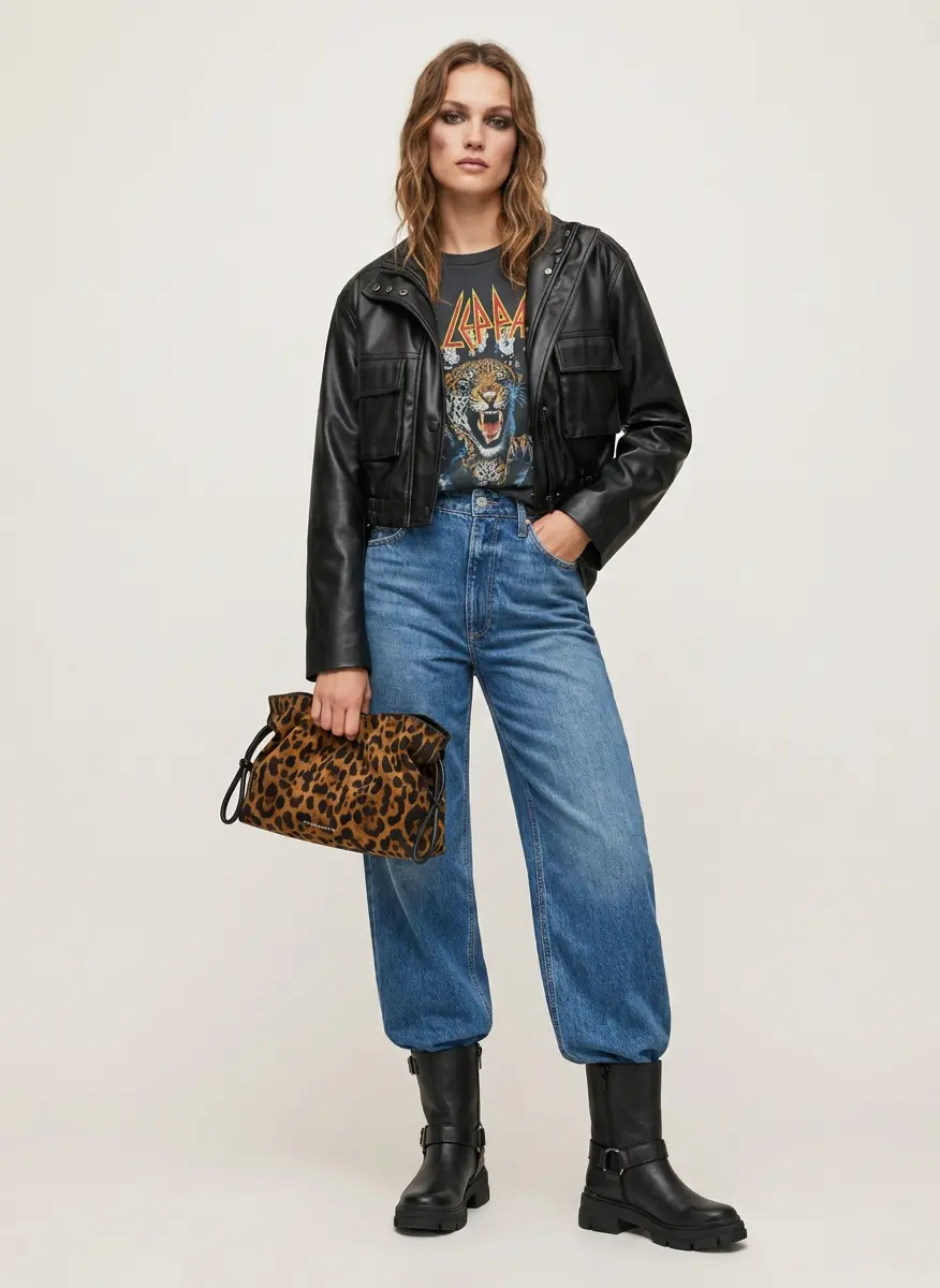 Streetwear Moto Chic