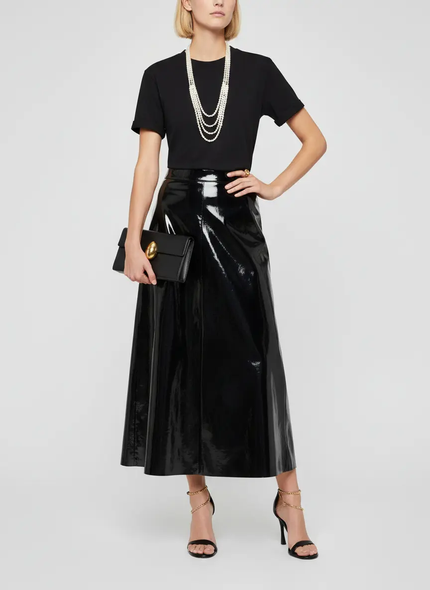 Modern Evening Polished Noir