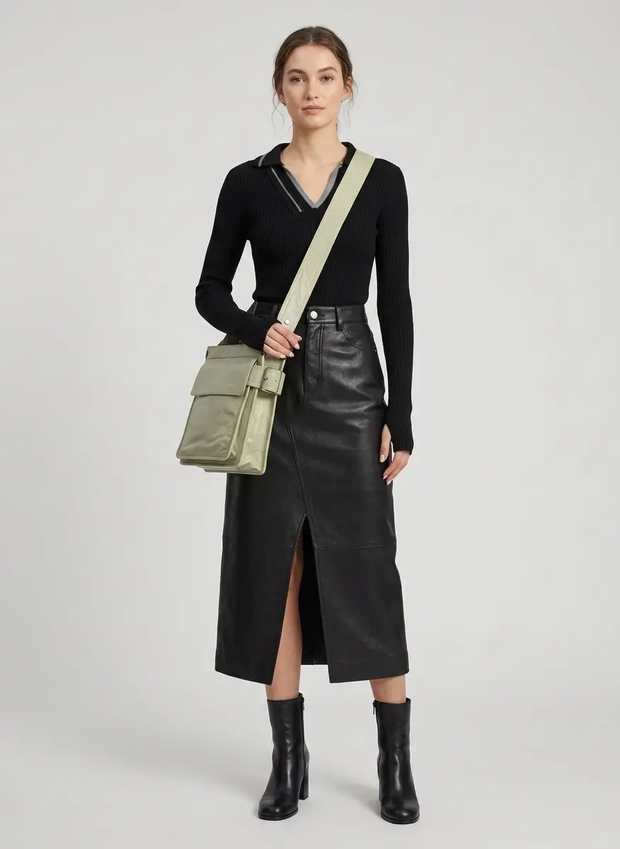 Sleek Textural Contrast